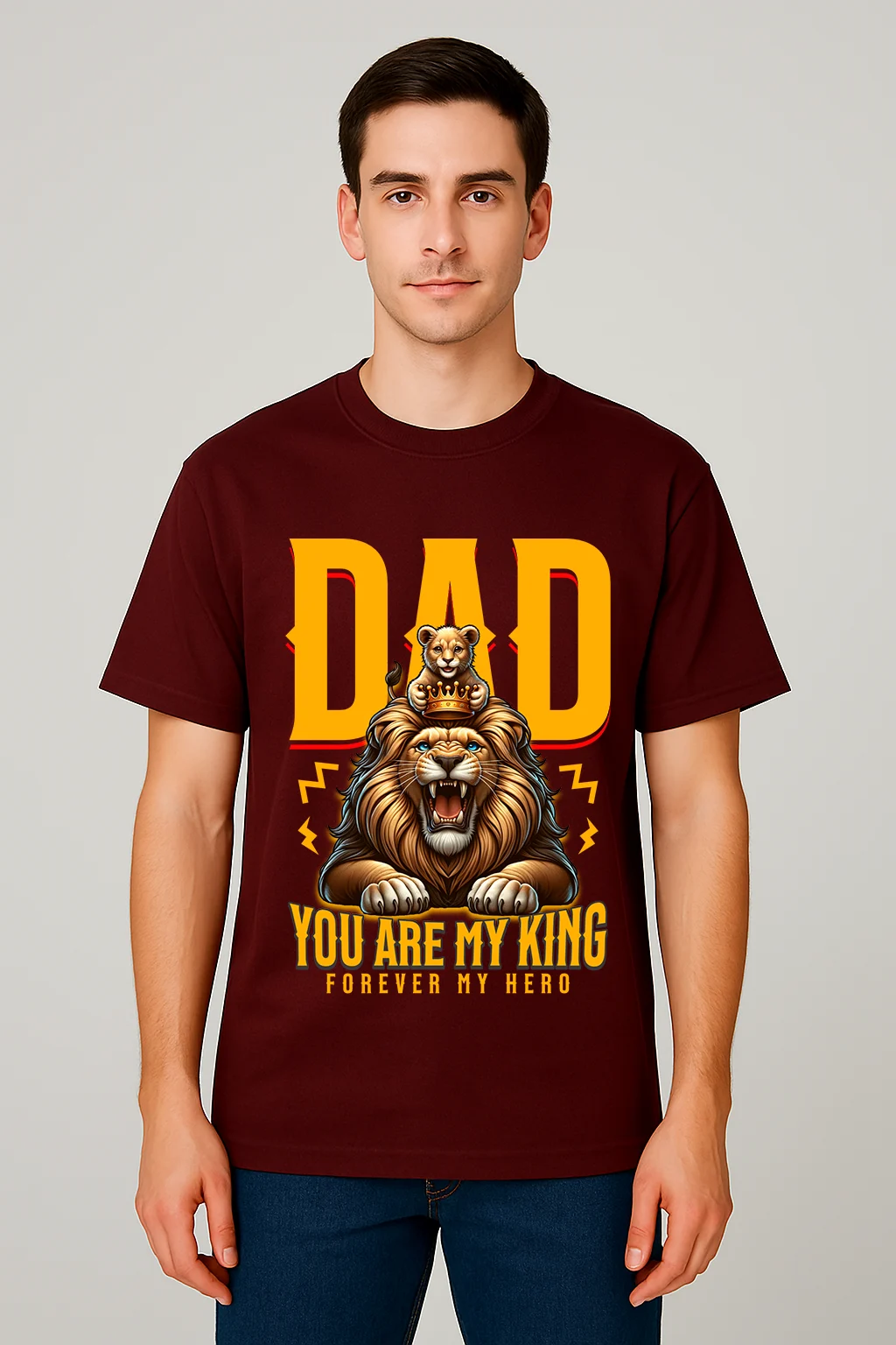 Dad you are my King DarkBrown