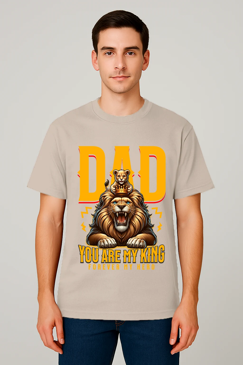 Dad you are my King VintageWhite