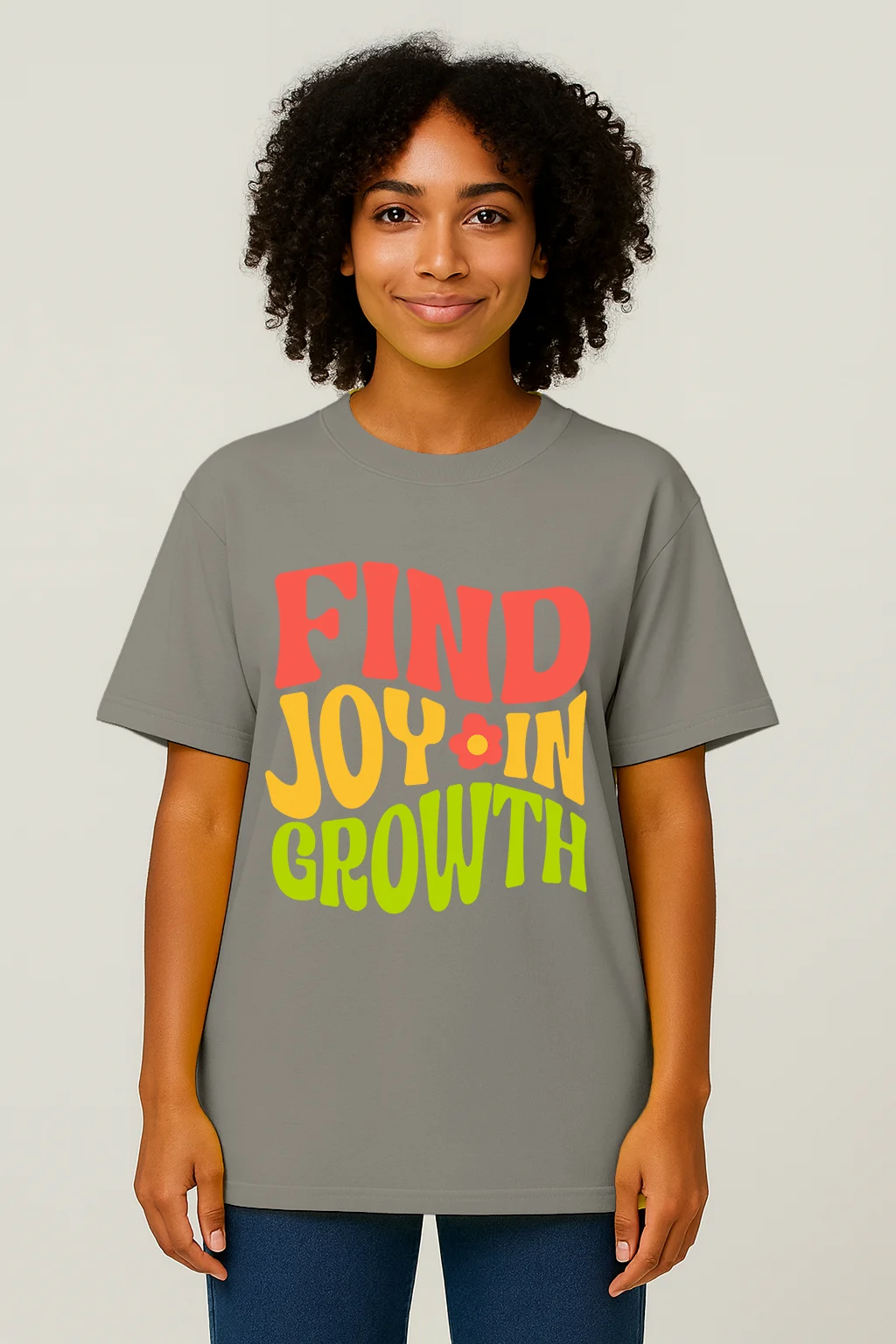 Find Joy in Growth TaupeGray