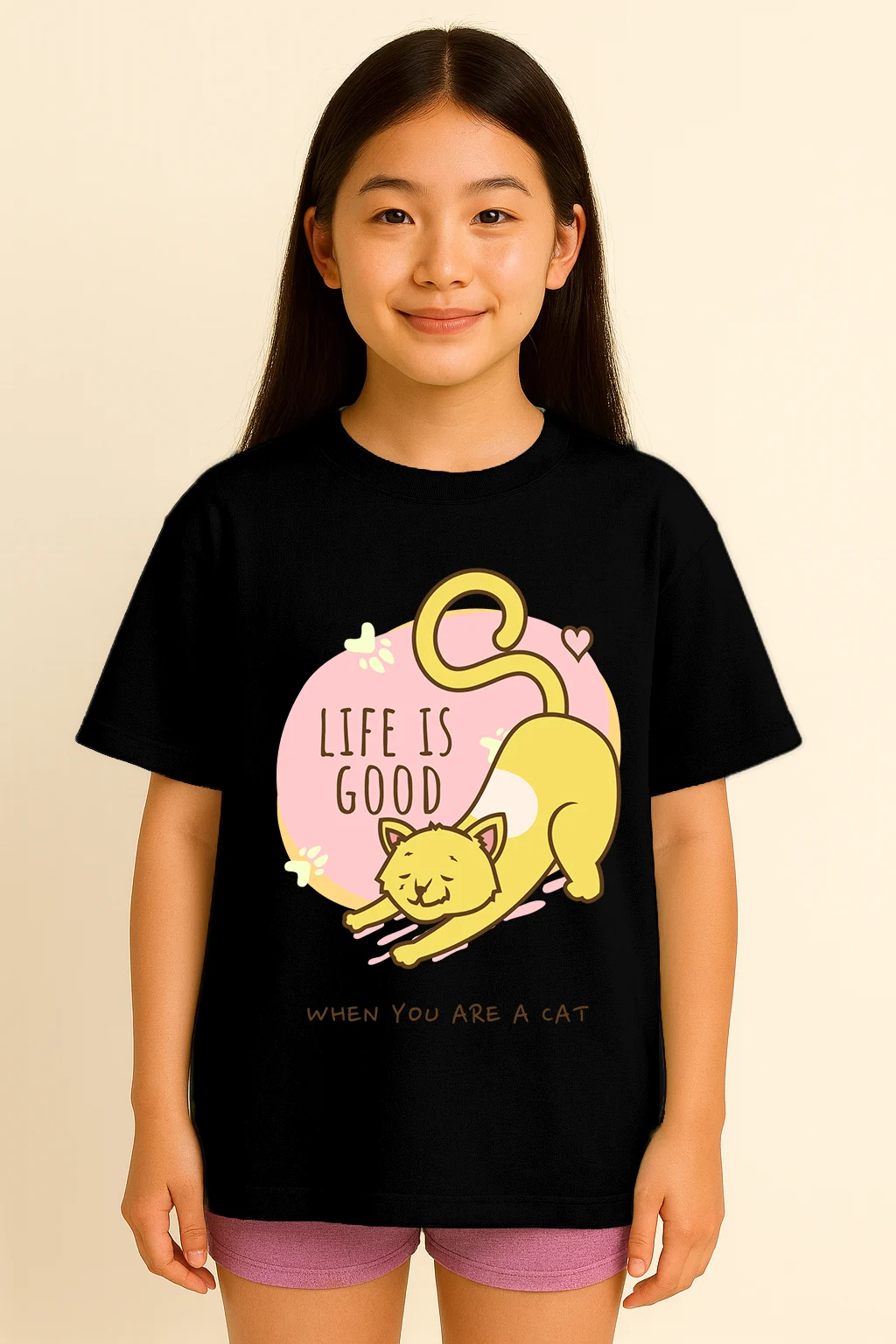 Life is good Black