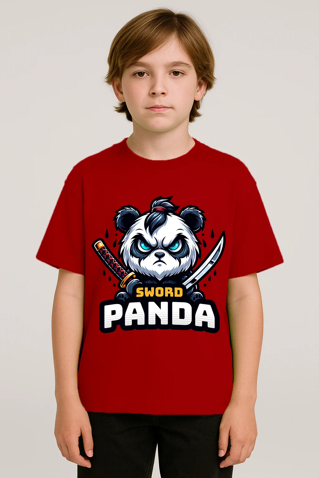 Panda Esport Mascot BrightRed