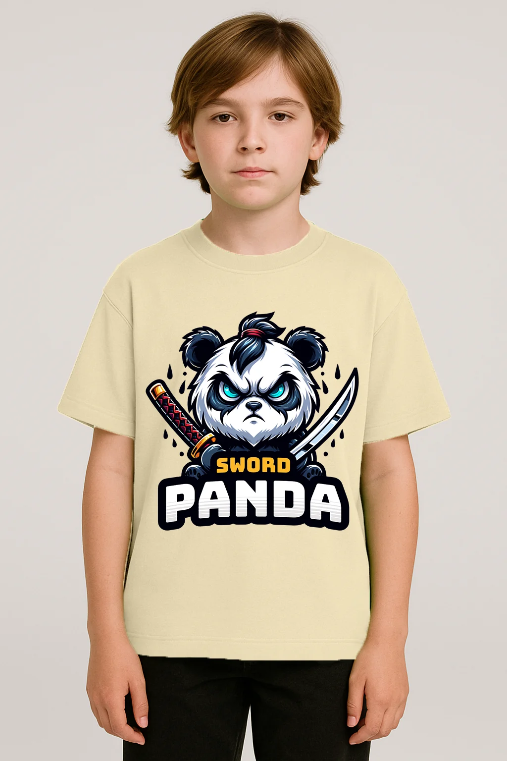 Panda Esport Mascot CreamYellow
