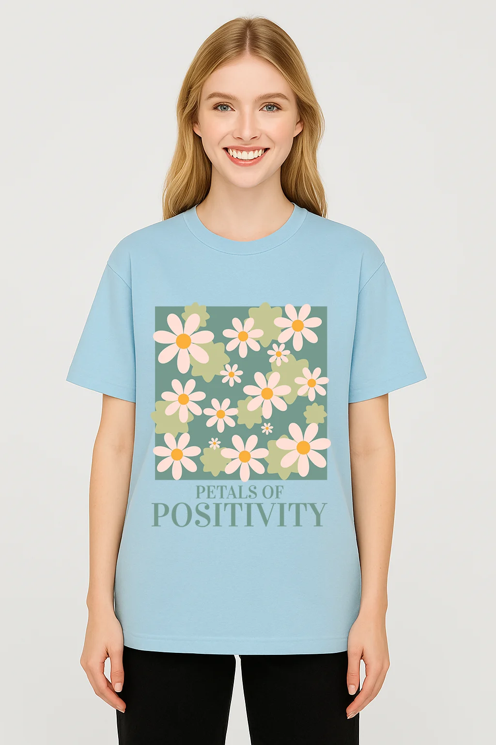 Petals Of Positivity SkyBlue
