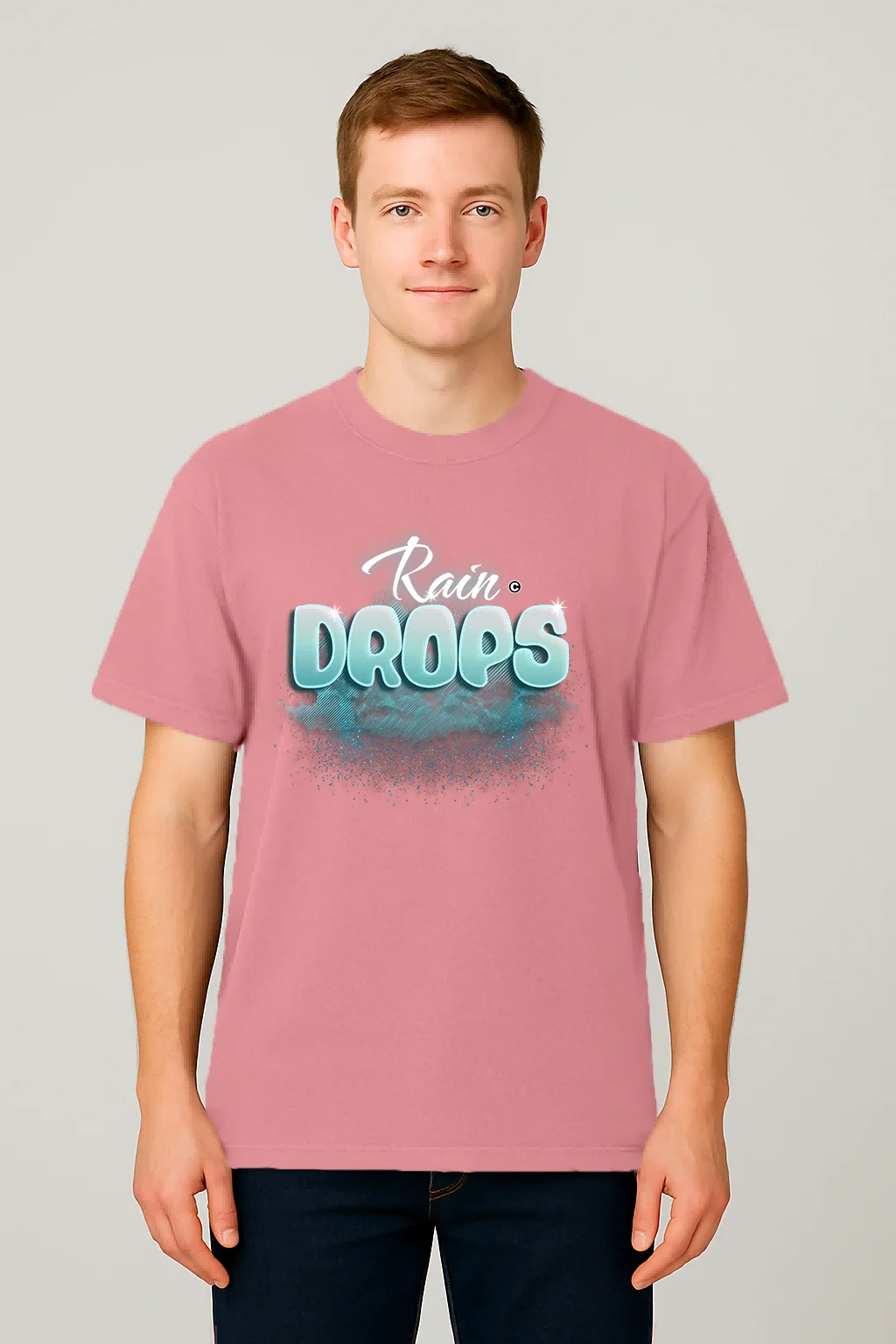 Raindrops PeachPink
