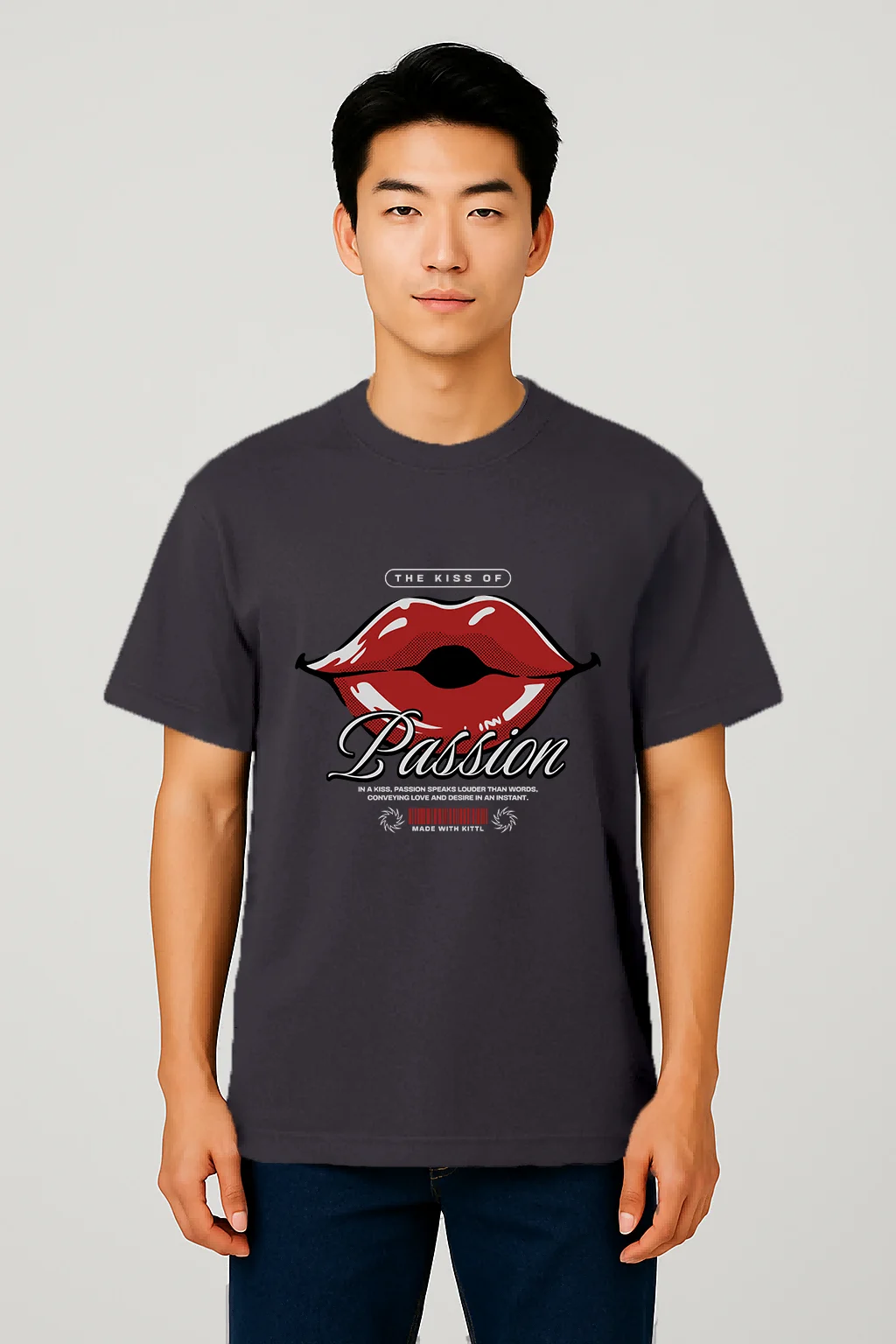 The Kiss Of Passion CharcoalGray