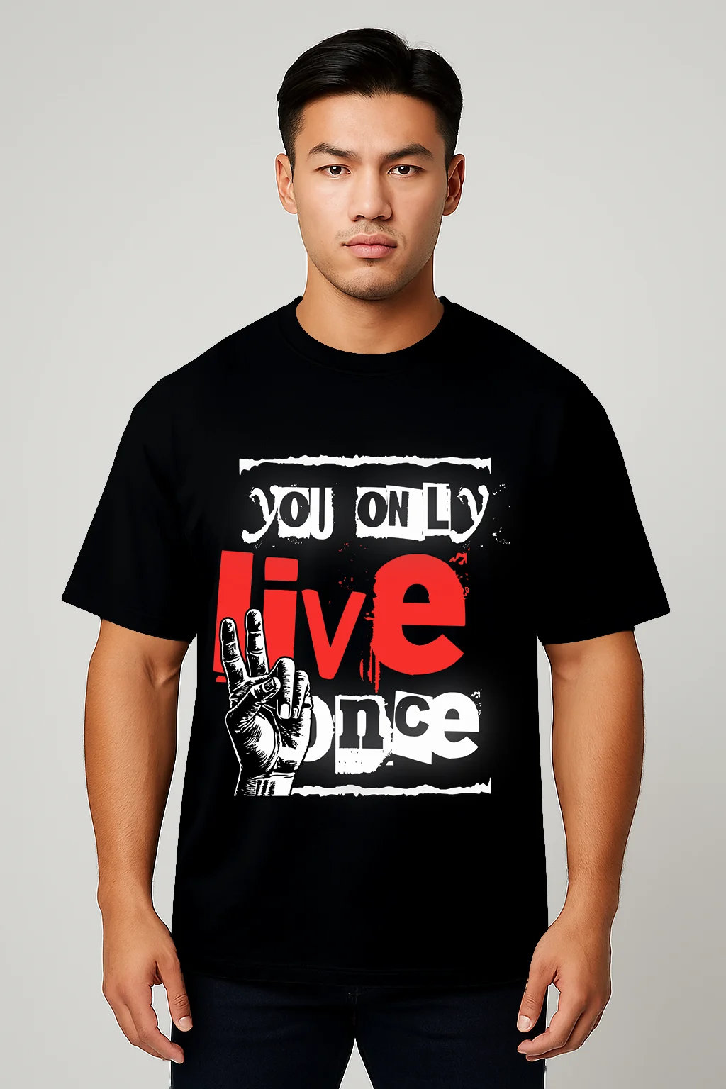 You Only Live Once MetalBlack