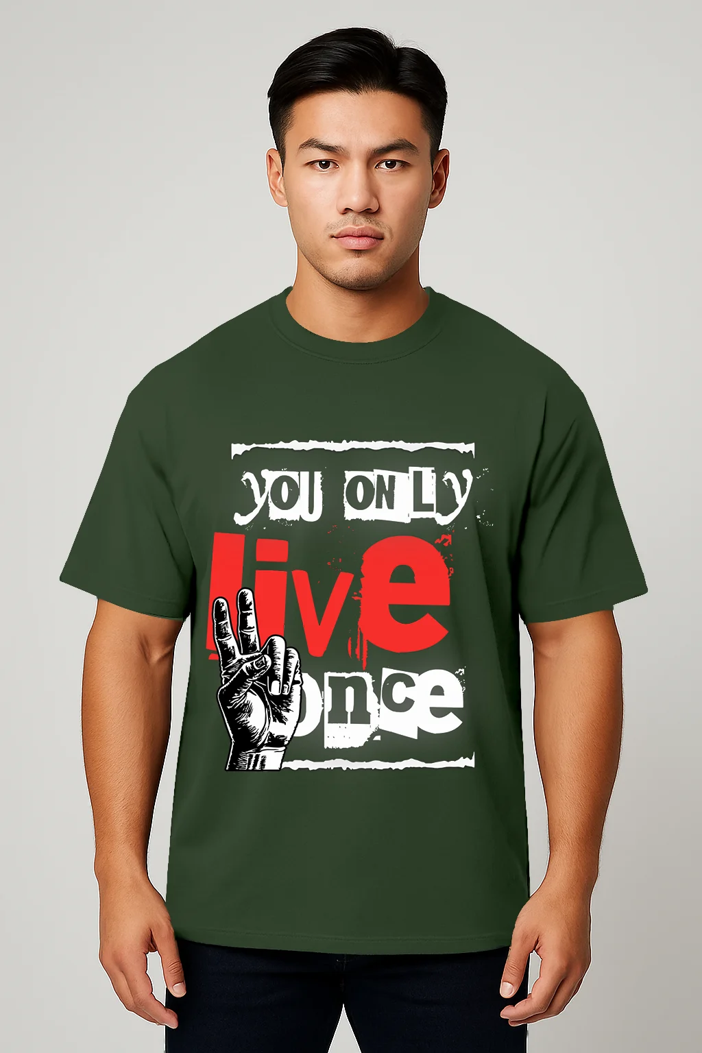 You Only Live Once MountainGreen